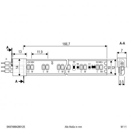 EVN Niedervolt LED-Strip, IP67, konfektionierbar SK674884280125
