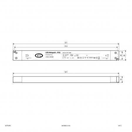 EVN 12V/DC LED-Netzgerät SLF12100