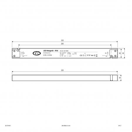 EVN 24V/DC LED-Netzgerät SLF24100