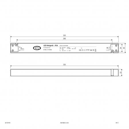 EVN 24V/DC LED-Netzgerät SLF24150