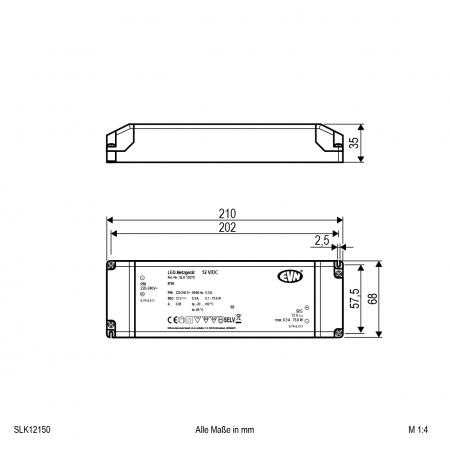 EVN 12V/DC LED-Netzgerät SLK12150