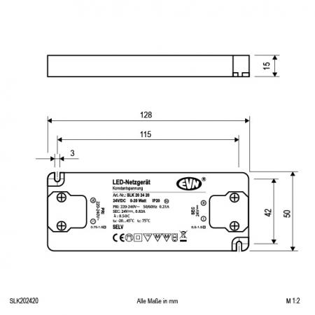 EVN 24V/DC LED-Netzgerät SLK202420