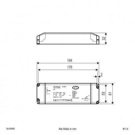 EVN 24V/DC LED-Netzgerät SLK24050