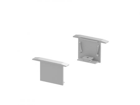 SLV 1000556 GRAZIA 20 Einbauprofil Endkappen, 2 Stk., alu
