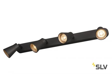 SLV 1000895 AVO CW Quad 4-flammiger Deckenstrahler in schwarz