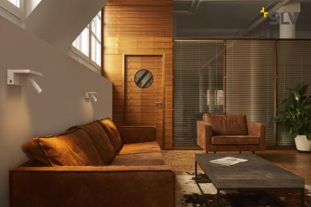 KARPO Bedside schwenkbare Wandleuchte eckig in weiß inkl. warmweißer LED SLV 1002140