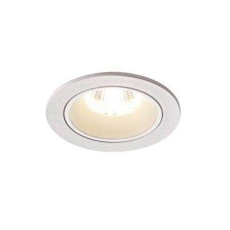 SLV 1003836 NUMINOS DL S Indoor LED Deckeneinbauleuchte weiß/weiß 4000K 55° inkl. Blattfedern