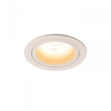 SLV 1003884 NUMINOS DL M Indoor LED Deckeneinbauleuchte weiß/weiß 3000K 55° inkl. Blattfedern