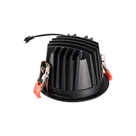 SLV 1003945 NUMINOS DL L Indoor LED Deckeneinbauleuchte schwarz/chrom 3000K 55°