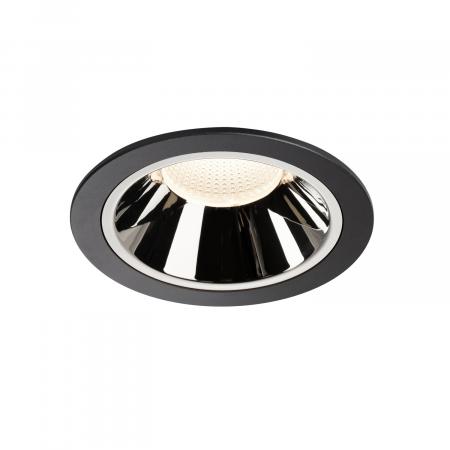 SLV 1004035 NUMINOS DL XL Indoor LED Deckeneinbauleuchte schwarz/chrom 4000K 20°