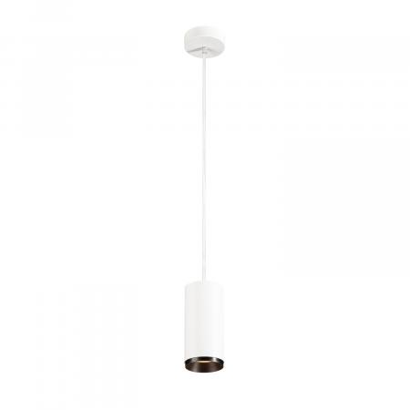 SLV 1004246 NUMINOS PD PHASE M Indoor LED Pendelleuchte weiß/schwarz 2700K 24°