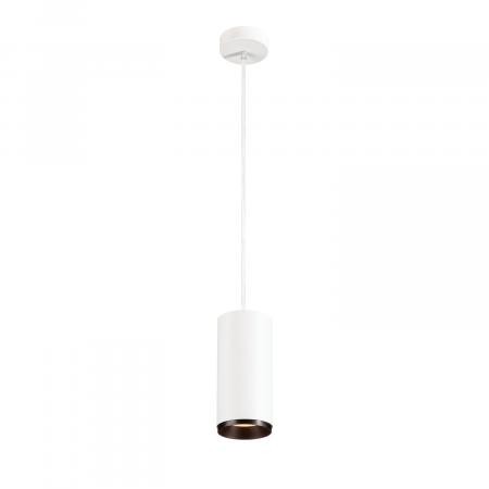 SLV 1004350 NUMINOS PD PHASE L Indoor LED Pendelleuchte weiß/schwarz 3000K 24°