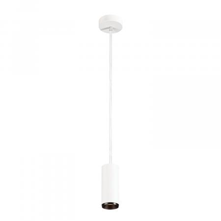 SLV 1004446 NUMINOS PD DALI S Indoor LED Pendelleuchte weiß/schwarz 3000K 24°