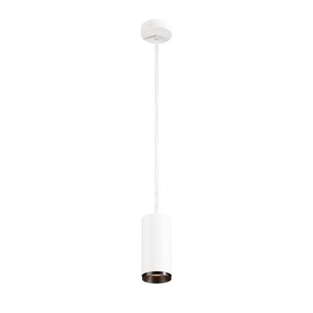 SLV 1004535 NUMINOS PD DALI M Indoor LED Pendelleuchte weiß/schwarz 2700K 36°