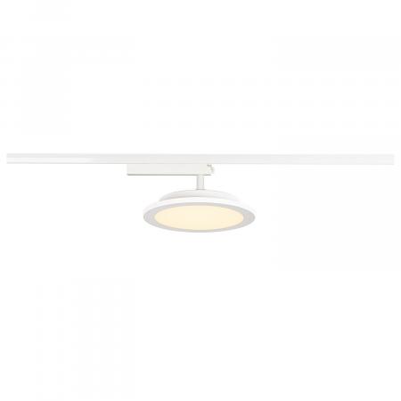 SLV 1004936 PANEL TRACK round 200mm 1 Phasen Spot weiß 18W 3000K