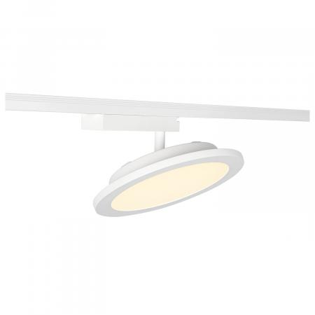 SLV 1004936 PANEL TRACK round 200mm 1 Phasen Spot weiß 18W 3000K