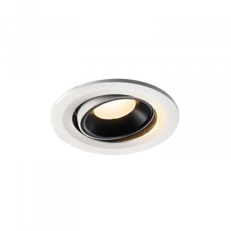 SLV 1005346 NUMINOS MOVE S Deckeneinbauleuchte weiß / schwarz 3000K 20°