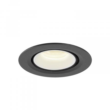 SLV 1005853 NUMINOS GIMBLE XS Deckeneinbauleuchte schwarz / weiß 4000K 40°