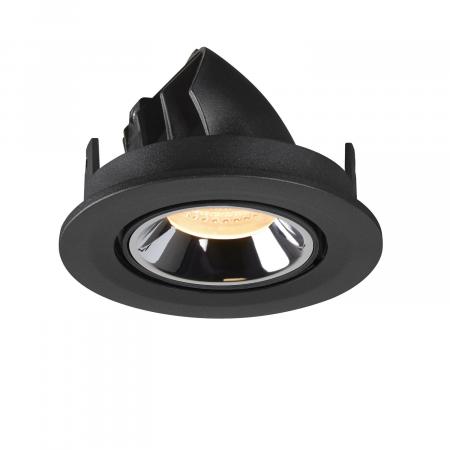 SLV 1005890 NUMINOS GIMBLE S Deckeneinbauleuchte schwarz / chrom 3000K 40°