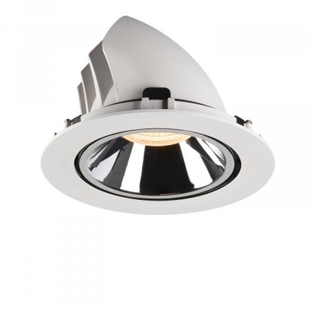 SLV 1006046 NUMINOS GIMBLE XL Deckeneinbauleuchte weiß / chrom 2700K 55°