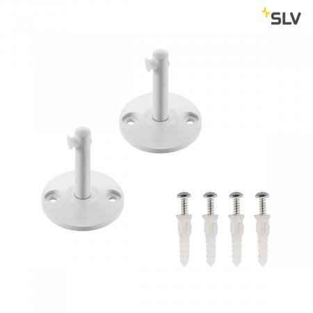 SLV 186331 UMLENKER, für TENSEO Niedervolt-Seilsystem, kurz, weiß, 2 Stück