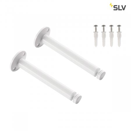 SLV 186641 DECKENUMLENKER, für TENSEO Niedervolt-Seilsystem, weiß, 2 Stück