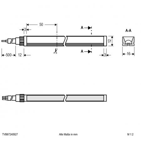 EVN Neon-Flex LED-Strip, IP67, konfektionierbar STVB67240940