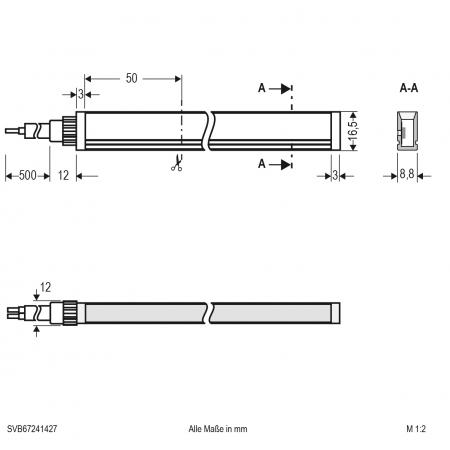 EVN Neon-Flex LED-Strip, IP67, konfektionierbar SVB67241427
