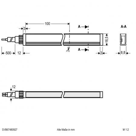 EVN Neon-Flex LED-Strip, IP67, konfektionierbar SVB67480927