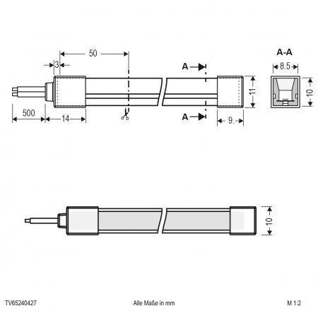 EVN Neon-Flex LED-Strip, IP65, konfektionierbar TV65240427