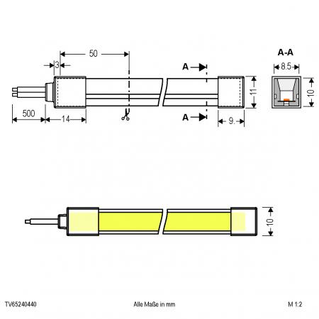 EVN Neon-Flex LED-Strip, IP65, konfektionierbar TV65240940