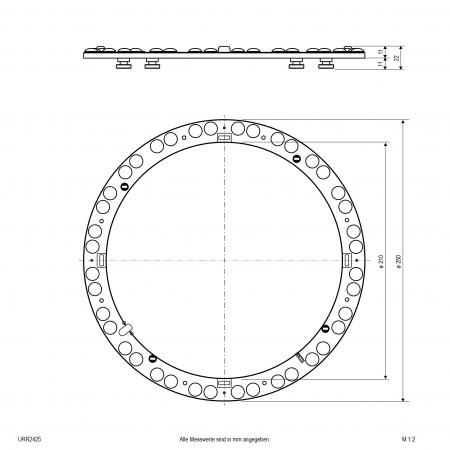 EVN LED-Ring mit magnetischer Befestigung URR2425