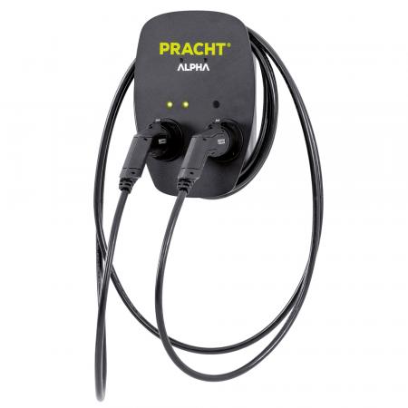 PRACHT ALPHA XT NRG1002 Wallbox 2x Typ 2 11 kW 5,5 m RFID RS485
