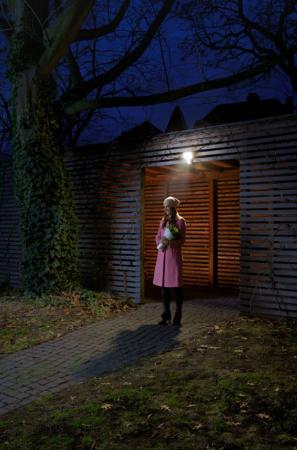 OSRAM LED-Außenstrahler Endura Flood Pro mit Bewegungsmelder 27W 4000K IP55 grau