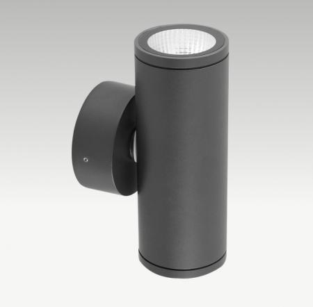 EVN W65201602 FIRO LED Wandleuchte 2-flammig 2000 lm 3000 K Anthrazit IP65