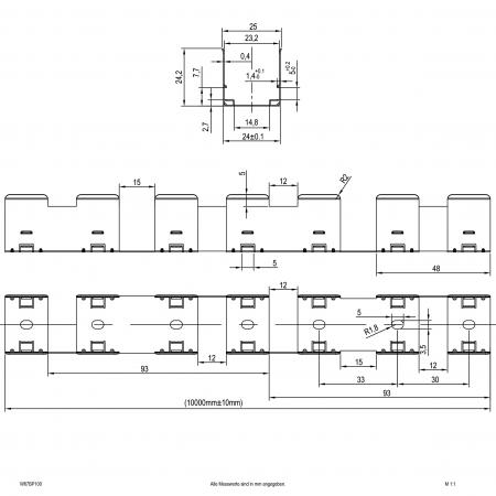 EVN Alu-Profil biegbar für LED-Wallwasher Unicolor W67BP100