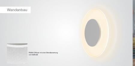 EVN WAR20181440 WAR2 LED Wandanbauleuchte 18W 4000K Silber IP20
