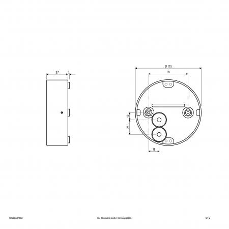 EVN LED Wandanbauleuchte, IP65 WAR65051602