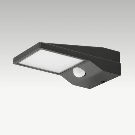 EVN WAS541502 Solar LED Wandleuchte mit Bewegungs- und Dämmerungssensor 350 lm IP54