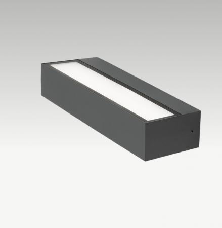 EVN WAUD65151525 EFFECTO LED Wandleuchte 15 W dimmbar 3000 K 4000 K 5700 K anthrazit IP65