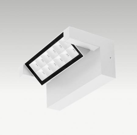 EVN WAV65100102 WAV6 LED Wandleuchte 8 W 3000 K schwenkbar 190° IP65 Weiß