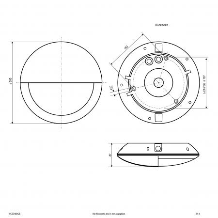 EVN LED-Wandanbau, IP66 WE30180125