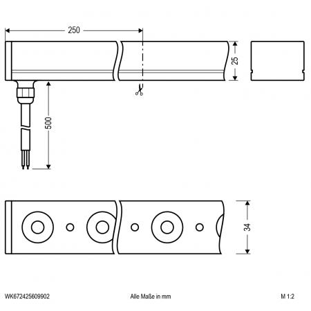 EVN LED-Wallwasher RGBW, IP67, konfektionierbar WK672425609902