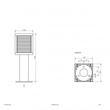 EVN LED Wegeleuchte, IP65 WLG35101502