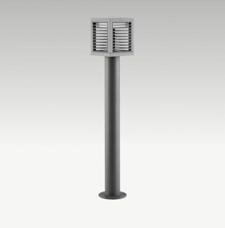 EVN WLG75101502 LED Wegeleuchte 10W 3000K 528lm Anthrazit Aluminium IP65 IK06 Pollerleuchte 755mm 330°