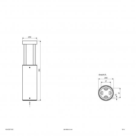 EVN LED Wegeleuchte, IP54 WLK35071502