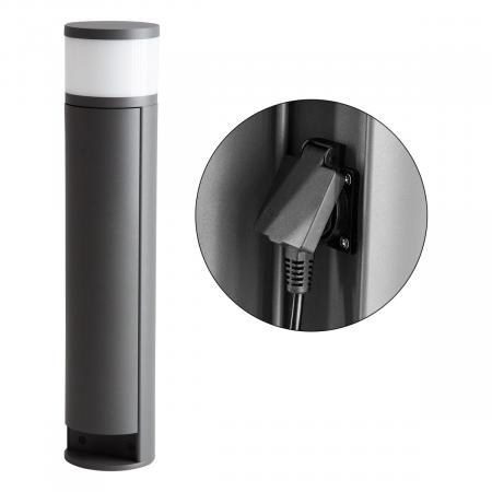 EVN LED Wegeleuchte mit Steckdosen, IP44 WLSD441502