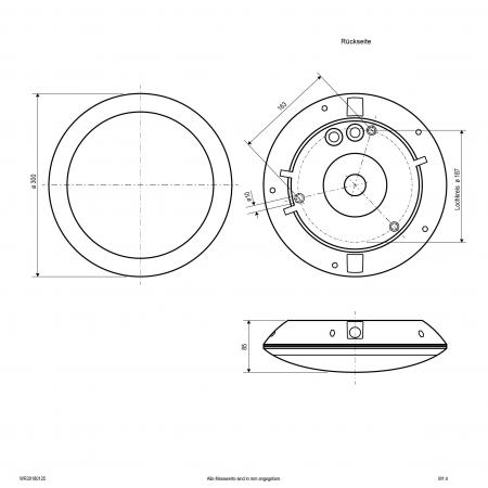 EVN LED-Anbauleuchte, IP66 WR30180125