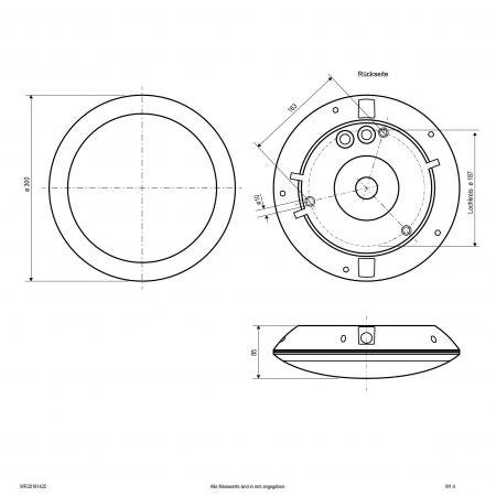 EVN LED-Anbauleuchte, IP66 WR30181425