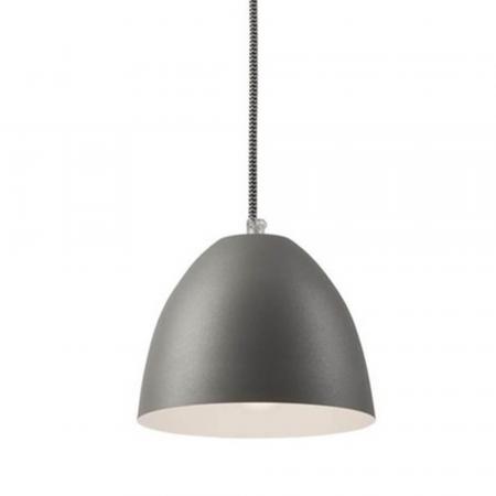 Bioledex Junges Wohnen Esstischlampe 3x E27 silber Metall mit Textil Kabel